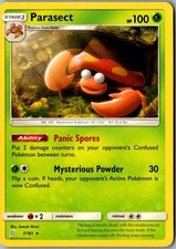 Parasect 7/181 Rare Team Up Lightly Played Pokemon Card TCG Single