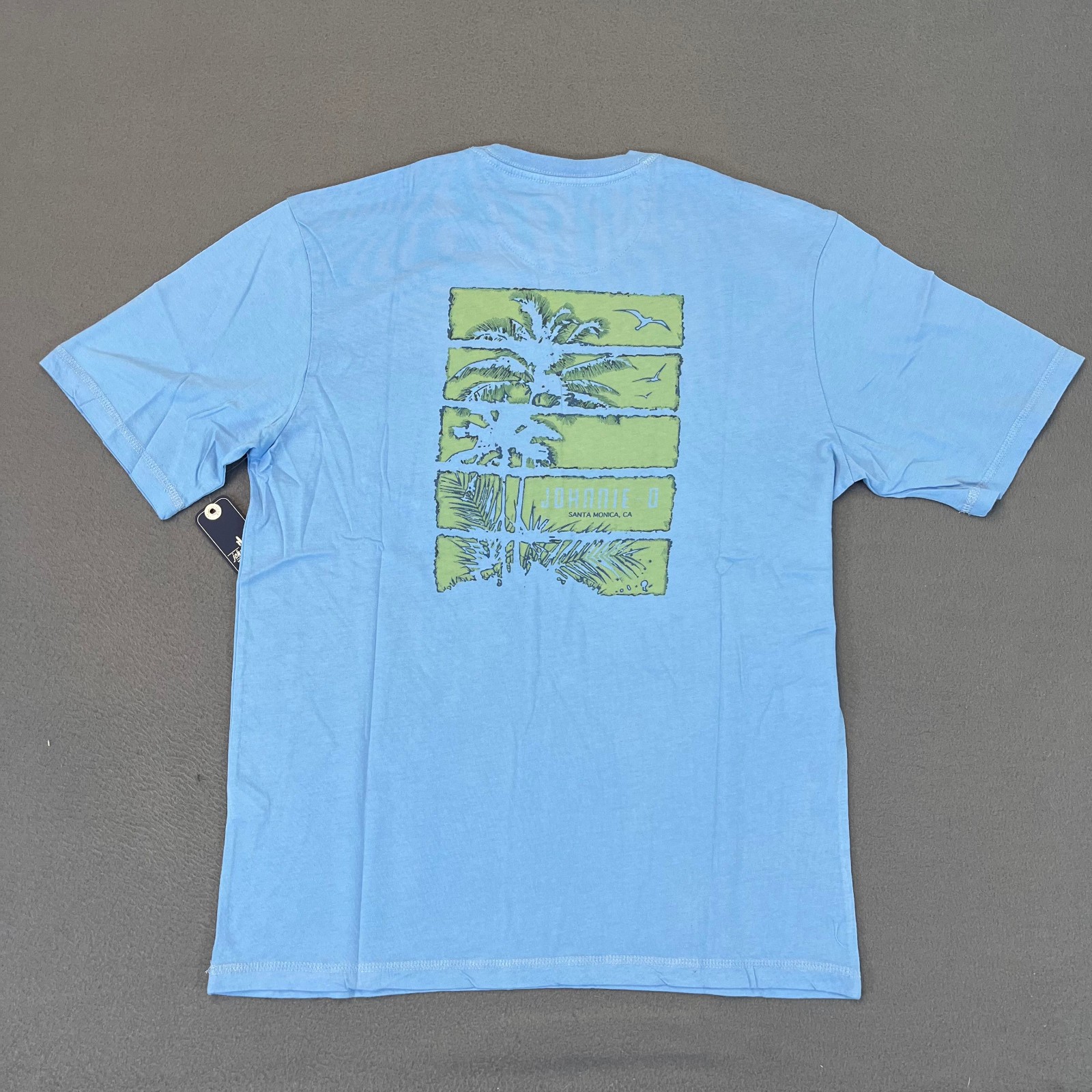 johnnie-O Palm Paradise Graphic SS Shirt Malibu Blue S, Med, Lg Modal Surf NWT |