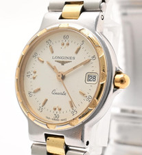 Montre suisse pour femme LONGINES Conquest 152.4937 quartz argent cadran 23...