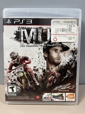 MUD FIM Motocross World Championship PS3 Complete Racing Game