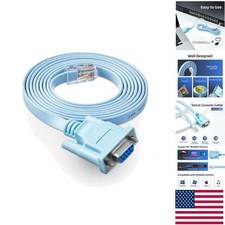 Plug-and-Play DB9 to RJ45 Console Management Cable - Reliable Data Transfer