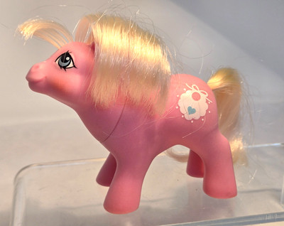 1980's Baby Tiddley-Winks My Little Pony G1 - 3 White Freckles