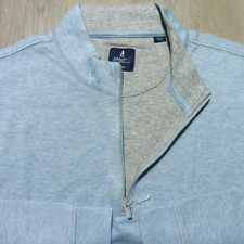 JOHNNIE-O Mens XL SULLY HANKS PULLOVER MALIBLU BLUE LIGHTWEIGHT 1/4 ZIP