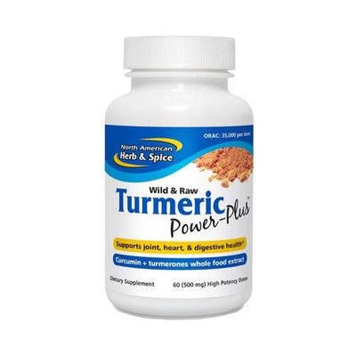 Turmeric Power-Plus 60 Softgels By North American Herb & Spice