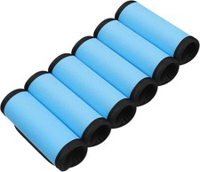 6 Pack Luggage Handle Wrap Luggage Handle Wraps For Suitcase Light Blue