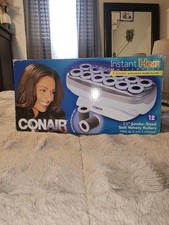 Conair Instant Heat Hairsetter Jumbo Rollers - 12 Soft Velvety Rollers