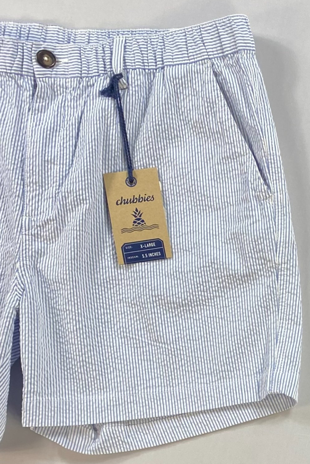 Men's Chubbies The Bushwoods 5.5" Seersucker Shorts NEW