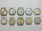 Joblot Of 10 Vintage Watches Sold As Spares Repairs Seiko Accurist Citizen