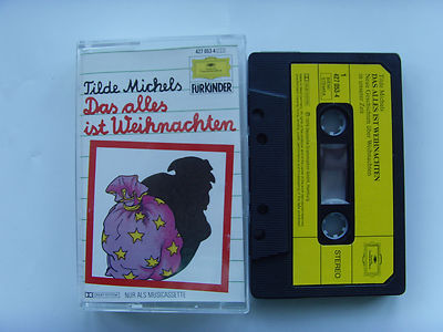 MC Kassette Tilde Michels, Das alles ist Weihnachten, DGG für Kinder, 80er Jahre