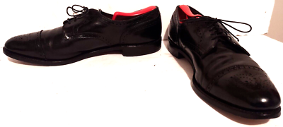 Allen Edmonds Sanford Black Cap Toe Oxfords Size 13A USA Dress Shoes w/ Box s-l400.jpg main image 2