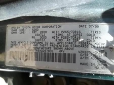 Used Engine Control Module (ECM) fits: 1999 Toyota 4 runner Electronic Control M