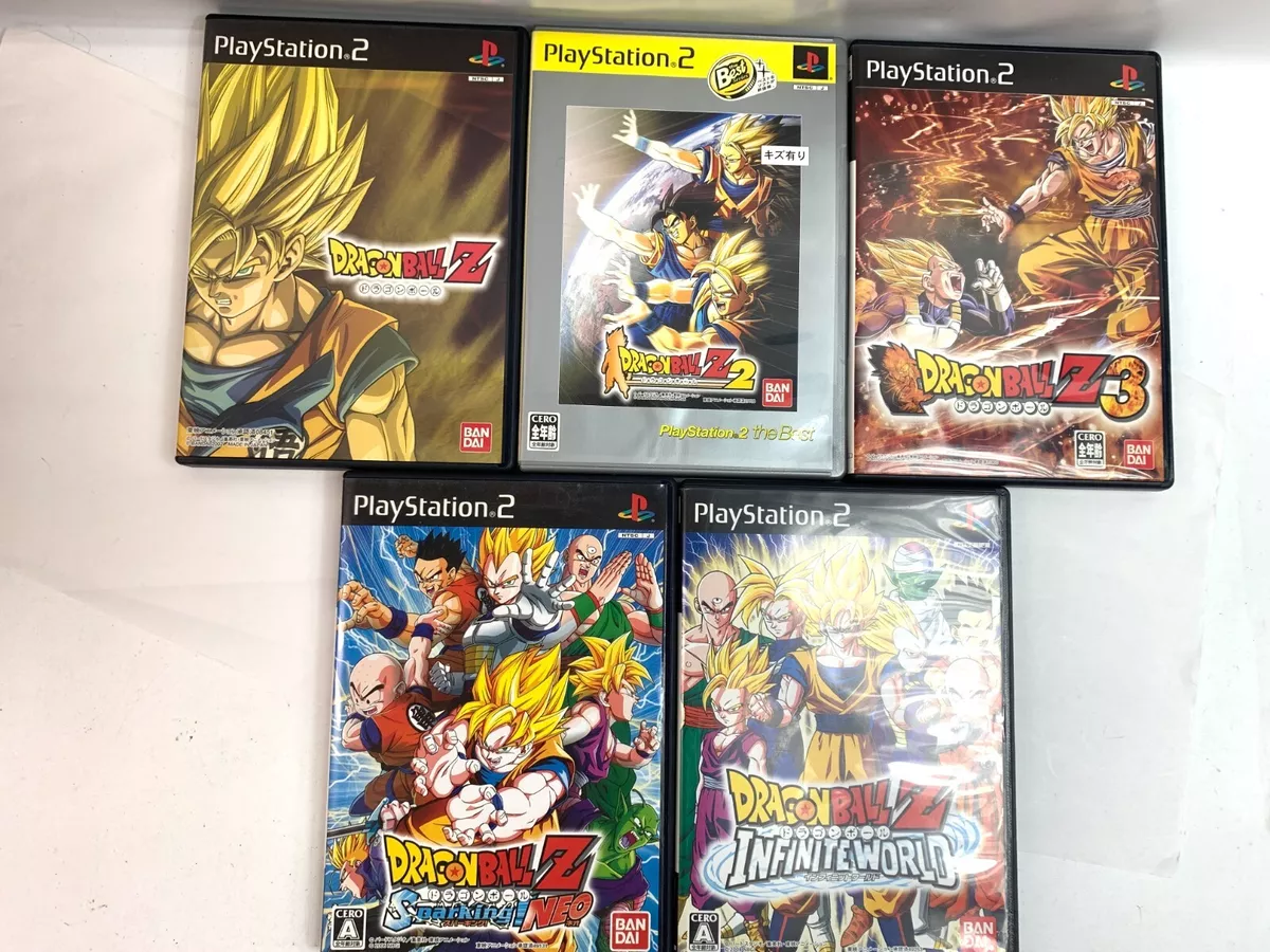 PS2 DRAGON BALL Z Sparking PlayStation 2 Japan Version BANDAI