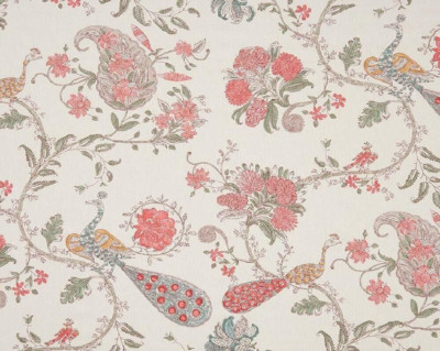 NINA CAMPBELL OSBORNE & LITTLE GARDINENSTOFF DESIGN Parvani 2,1 MTR COLOURWAY 3