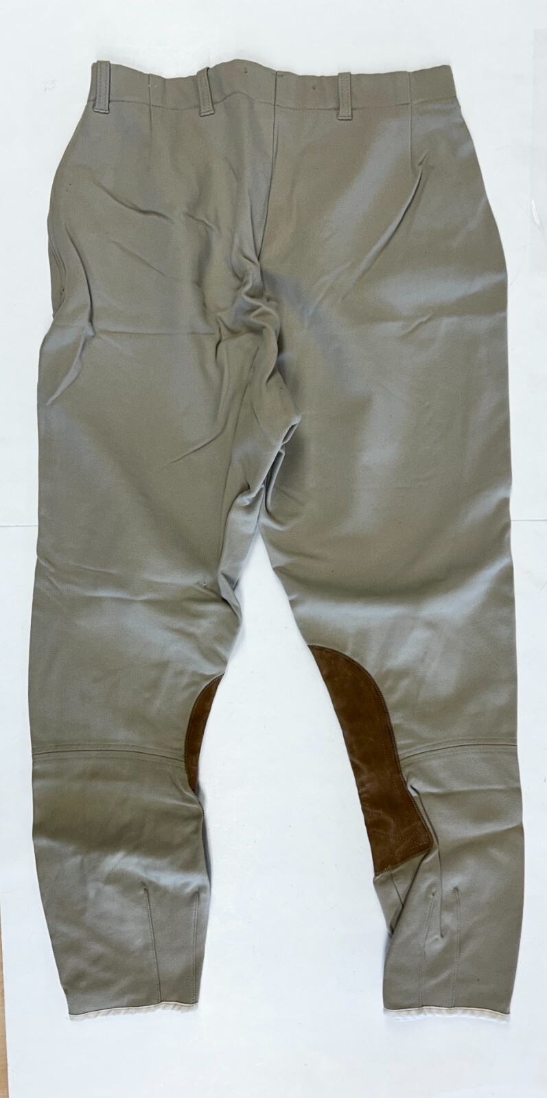 Tailored Sportman Tan Equestrian Horse Riding Side Zip Breeches Size 28