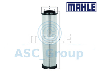 MAHLE Luftfilter Einsatz OEM Qualität Ersatz (Motoraufnahme) LX 816/5