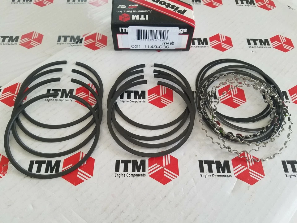 活塞环套装 +.030 超大款 适合 Datsun L18 & L20B 510,610,620,710 ,720 73-80 — 第 3/4 张图片