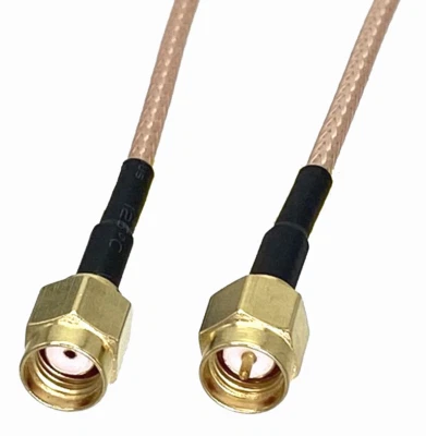 MARKENLOS Pigtail Adapter Kabel RG316 SMA-male RPSMA-male Koaxial Kabel 100cm SMA-Kabel