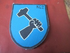 WWII LUFTWAFFE KG 2 SLEDGE HAMMER   BOMBER  SQDN  FLIGHT JACKET PATCH