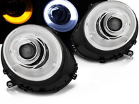 Scheinwerfer Paar Mini Cooper 06-14 Daylight LTI Schwarz