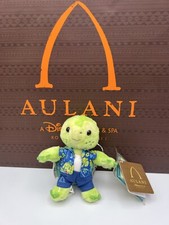  New Disney Aulani Exclusive Olu Turtle Blue Duffy Friends Plush Keychain