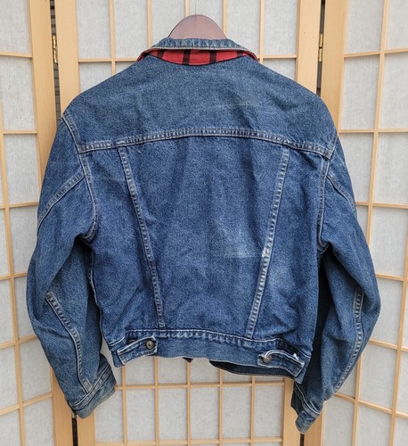 Levi's Youth Kids Boys Girls Denim Trucker Jacket Flannel Lined - Picture 2 of 7