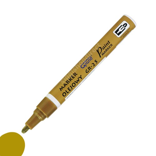 New Permanent Gold Paint Marker Oil Based Waterproof Pen Wood Glass Plastic Tyre - Picture 3 of 6