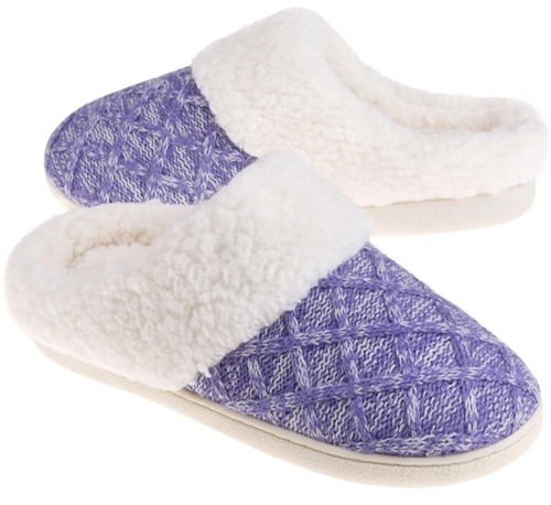Women's Slippers Comfortable Memory Foam Slip on Indoor Bedroom House Shoes - Picture 13 of 17