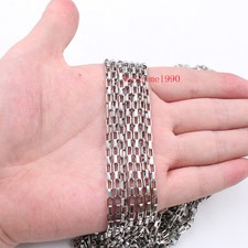 in bulk 12meter 2.5mm Box Chain Stainless Steel jewelry finding Chain in bulk