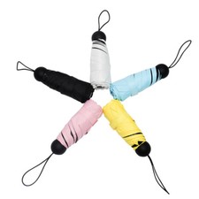 UBHH Ultralight Mini UV Sun Protection Folding Rain Portable Pocket Umbrella