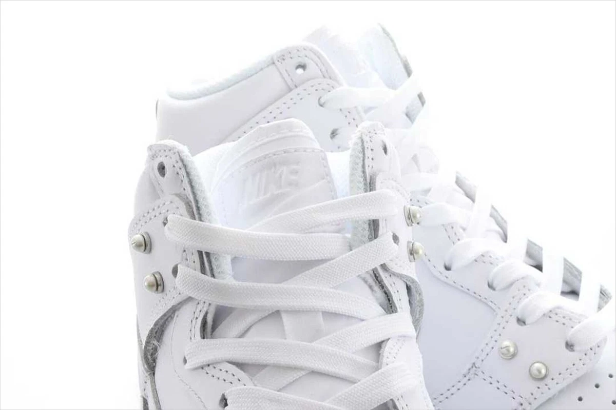 NIKE Women's DUNK HIGH SE PEARL STUDS WHITE DM7607-100 US 7 / 24cm