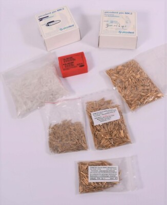 Dental Pin Picodent Metal Sleeves, Demetec Brass Pins, Dowel Pin, Bi-Pin ID4049