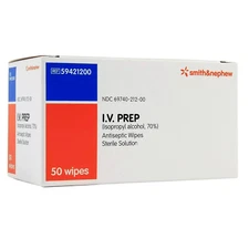 Smith & Nephew I.V. Prep Antiseptic Wipes Box of 50