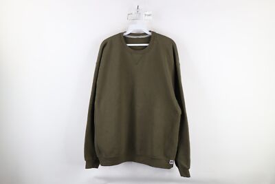 Vintage 90s Russell Athletic Mens XL Faded Blank Crewneck