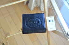 Coach CM216 SNAP WALLET WITH COACH HERITAGE
