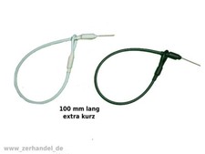 Stahlschlaufen L= 100mm mit Nadel + Öse Artikelsicherung Warensicherung Lanyard
