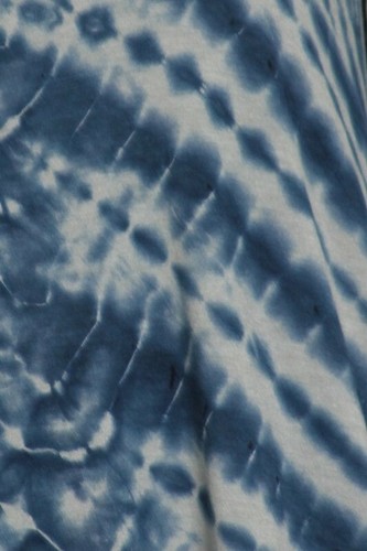 Chatoyant Casual Tie Dye Raglan Top Multi-Blue Large - Picture 5 of 6