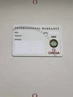 Omega Speedmaster Vintage 861 Warranty Blank Warranty 2000 5059