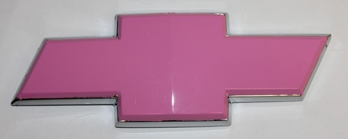 Pink Vinyl Sheets-2- U-Cut Decal for Chevy Bowtie Emblems Grill & Rear - Picture 2 of 2
