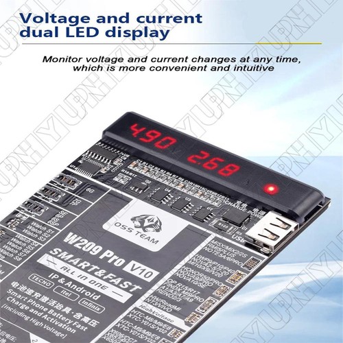 W209 Pro V10 Battery Activation Test Board Support For iP16Plus/16Pro/16Pro Max - Zdjęcie 4 z 9