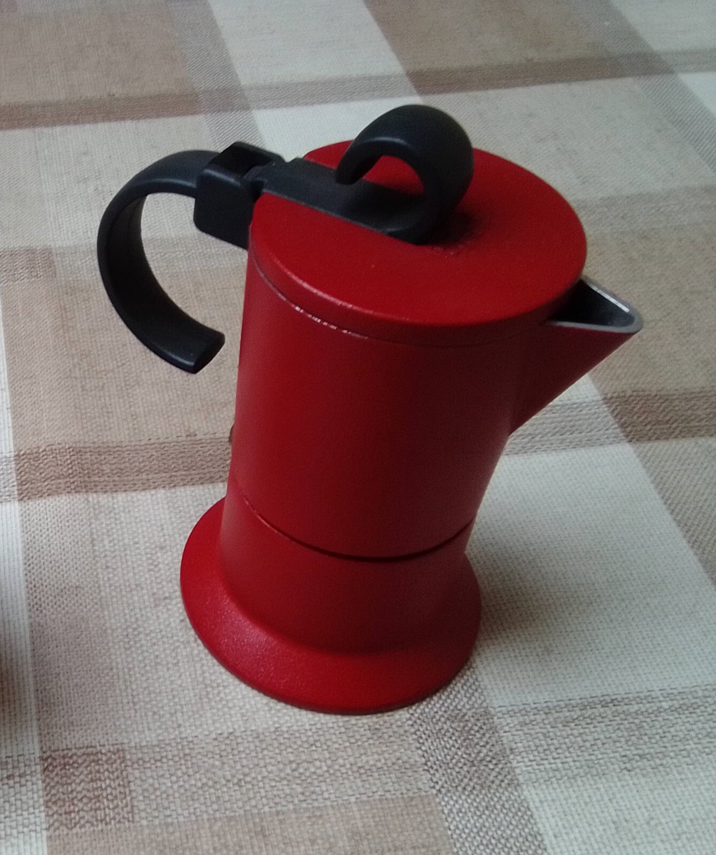 Caffettiera Conica IBILI 1 Litro Rossa - Per Caffè Filtro Stile Vintage - Foto 8