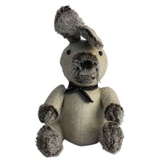 Rabbit Door Stopper Faux Leather Freestanding Animal Door Stop Home Doorstopper
