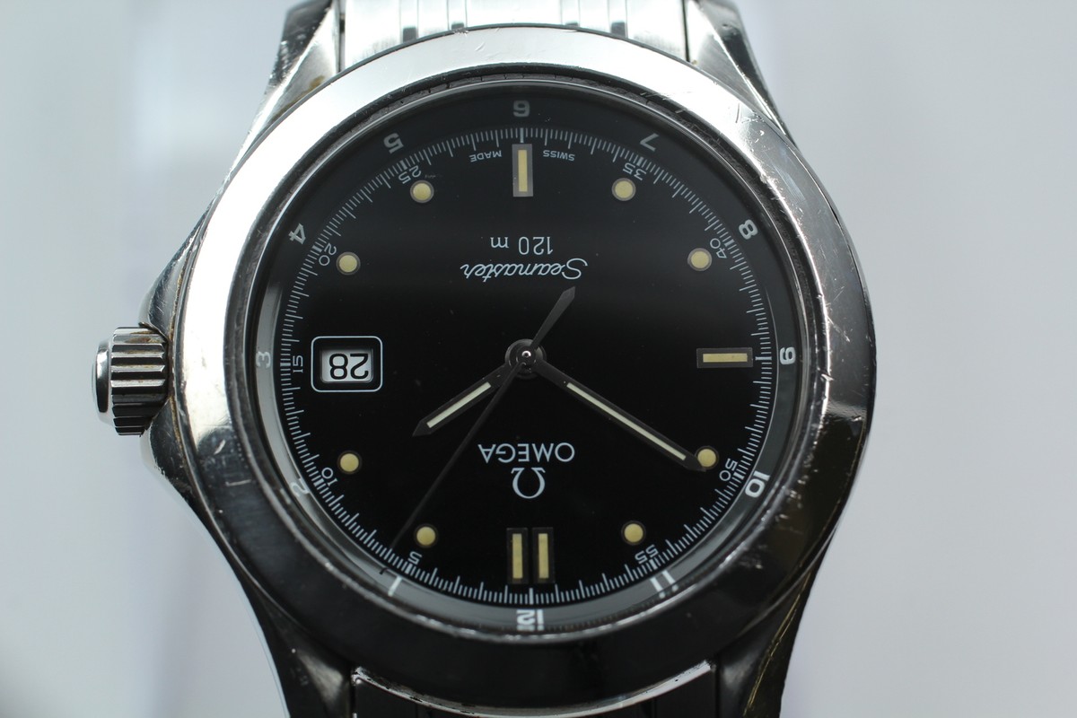 Exc+5] OMEGA Seamaster 120M Cal.1438 196.1501 Quartz Men's