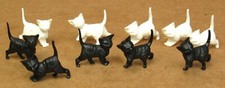 Cats - Black  White 10 for G-Gauge LGB Apx 1:24