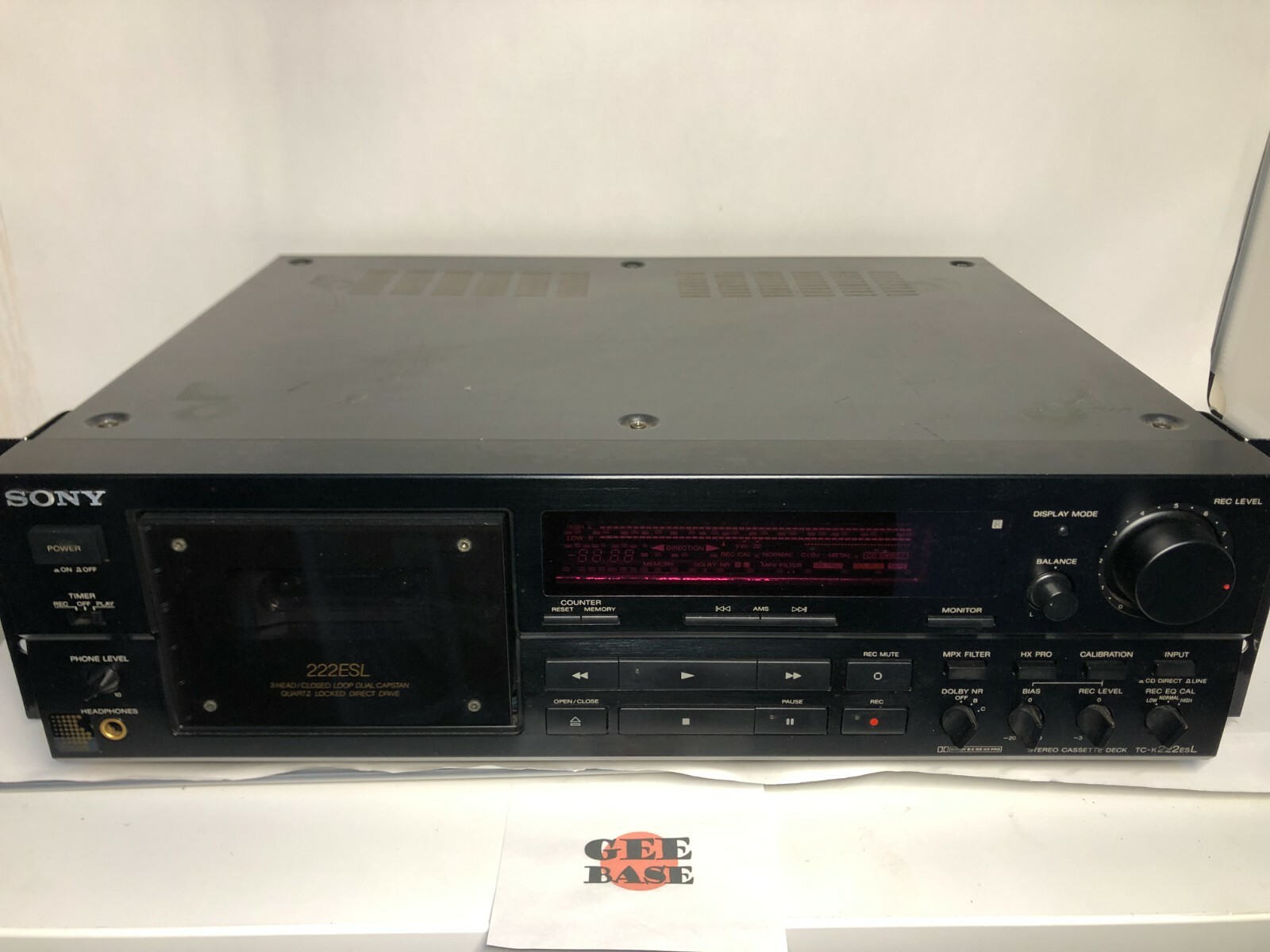 Sony TC-K222ESL vintage audio equipment - eBay listing photo 1