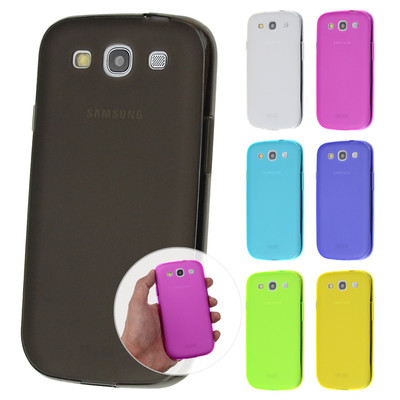 TPU Case Samsung S3/S3 Neo Silicone Case Cover Matt Transparent Dust  Protection