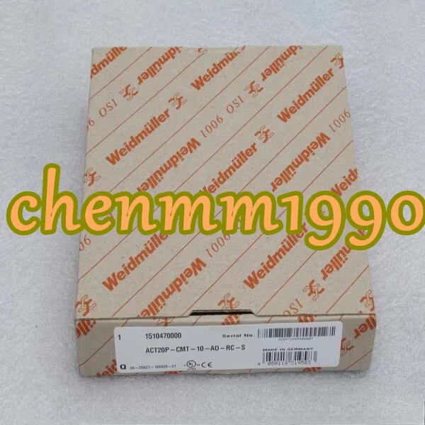 1PC NEW Weidmuller signal transmitter ACT20P-CMT-10-AO-RC-S 1510470000 #YY - Image 2 of 2
