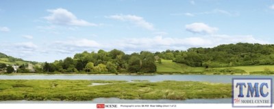 SK-P01 Peco Scenic Hintergrund - River Valley (2400 mm x 333 mm)