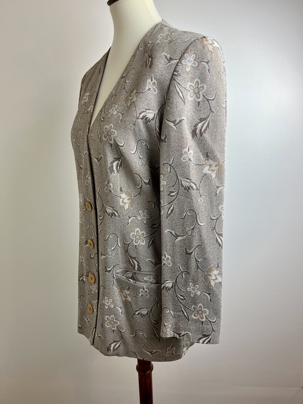 VINTAGE GIORGIO ARMANI LE COLLEZIONI Sz 6 Light G… - image 6