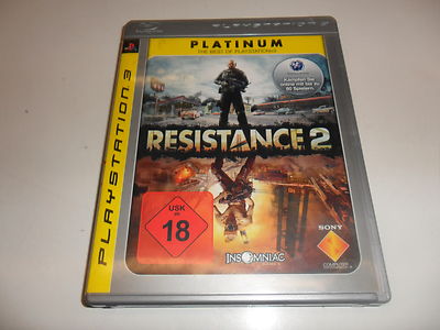 PlayStation 3  PS3  Resistance 2  USK 18 -