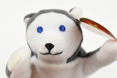 Vintage Ty Beanie Baby Nook the Husky - Plush Collectible - Original Tags